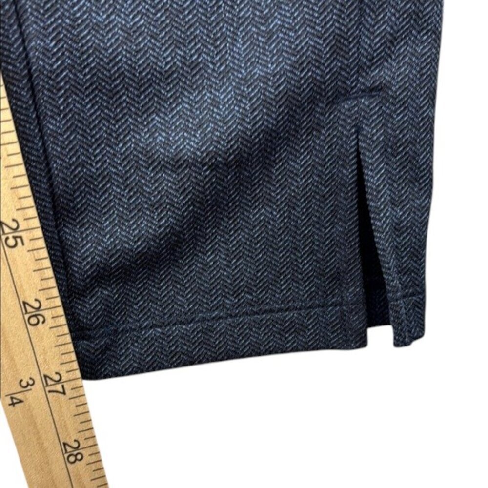 Athleta Leggings Black & Blue Herringbone Crop Women’s Size S Like New - Picture 5 of 10